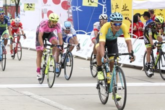 中国国际公路自行车赛澧县赛段开赛