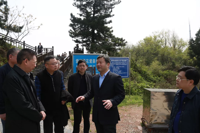 曹立军检查森林防火工作