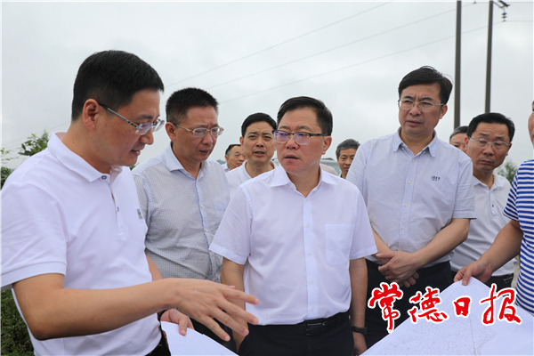 陈文浩来常德督导防汛抗灾工作