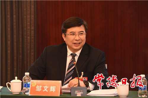 邹文辉参加武陵代表团审议