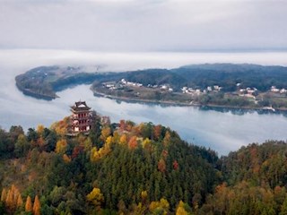 水府阁秋色