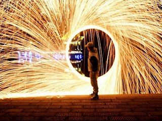 钢丝棉烟花