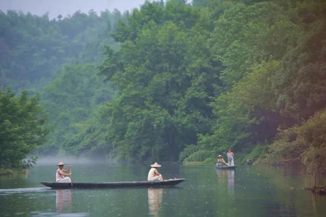 桃花源 烟雨朦胧