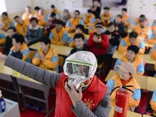 【社会】武陵区体育东路社区消防知识课活动