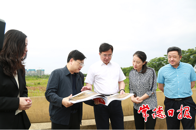 邹文辉到柳叶湖旅游度假区调研项目建设：坚持生态优先 增强柳叶湖临湖生态保护意识