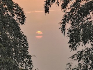 太阳山上的落日