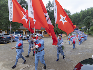 桃源县老兵集团红色教育基地举办纪念红军长征系列活动
