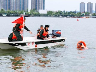 武警常德支队开展救援集训暨抗洪抢险实战演练