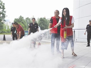 市城市公用资产经营管理有限公司开展消防安全知识培训活动
