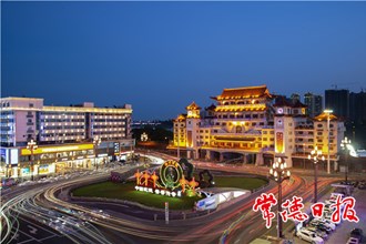 武陵阁夜色 