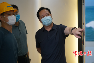 市领导调研重点工业企业