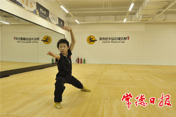 常德武术少年厉兵秣马迎战市八运会