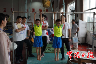 常德市八运会三项比赛在市体校开战