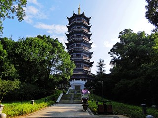 游重建的德山孤峰塔【组图】