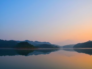 花岩溪 日出之美