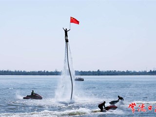 这个国庆“水上飞人”嗨翻天
