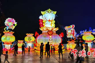“天下第一灯”闪亮常德！卡乐星球花灯游园会璀璨亮相，点亮常德夜色