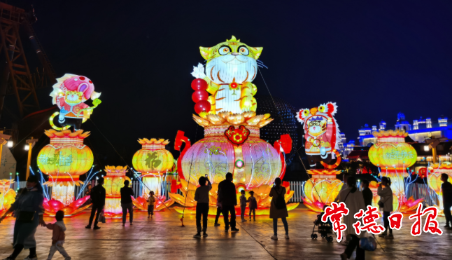 “天下第一灯”闪亮常德！卡乐星球花灯游园会璀璨亮相，点亮常德夜色