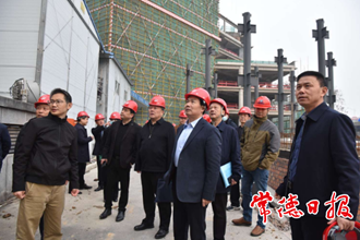 市领导调研常德一医新一轮规划建设项目指出 为人民群众打造舒适方便良好的就医环境