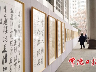【文化】“墨兴王化 书香常德＂主题作品展开展