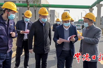 市领导到津市市督导复工复产