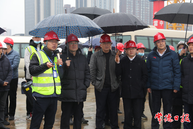 国铁集团副总经理王同军来常检查常益长高铁建设情况 抓紧推进工程建设 加快实现常益长高铁开通