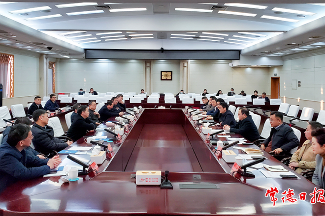 曹志强周振宇与华菱集团党委书记、董事长肖尊湖一行座谈