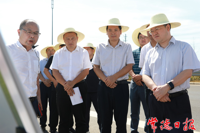 周振宇到临澧县调研抗旱、交通建设等工作 合理使用调配水源 全力抗旱保民生