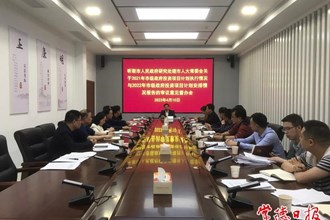 市级政府投资项目计划执行与计划安排审议意见督办会召开