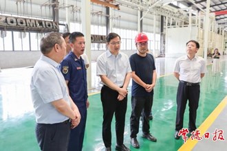 市领导开展“三送三解三优”行动和安全生产检查活动