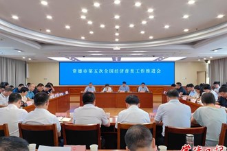 常德市召开“五经普”工作推进会