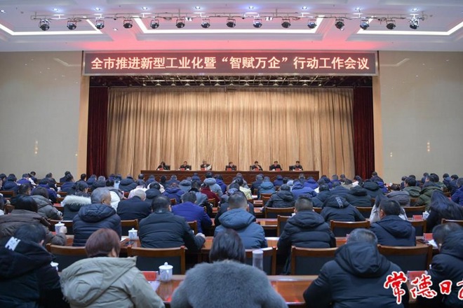 常德市推进新型工业化暨“智赋万企”行动工作会议召开