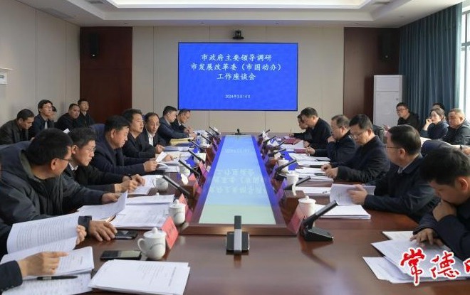 周振宇调研市发展改革委（市国动办）、市工信局工作时强调：深入学习贯彻全国两会精神 全力推动常德高质量发展