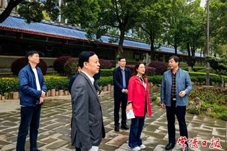 山东省日照市政协调研组来常调研