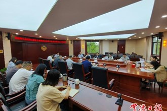 市政协召开洞庭湖生态经济区政协主席联席会议第六次会议筹备工作调度会
