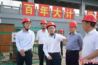 市领导督导调度市城区防汛防涝工作