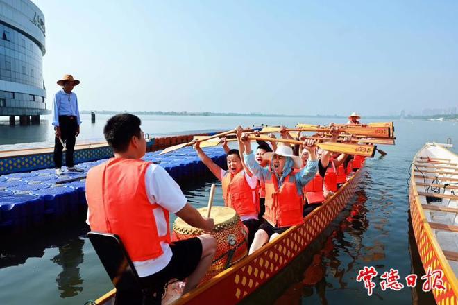 【柳叶湖旅游度假区】龙舟队伍集结备战 赛前训练火热进行中