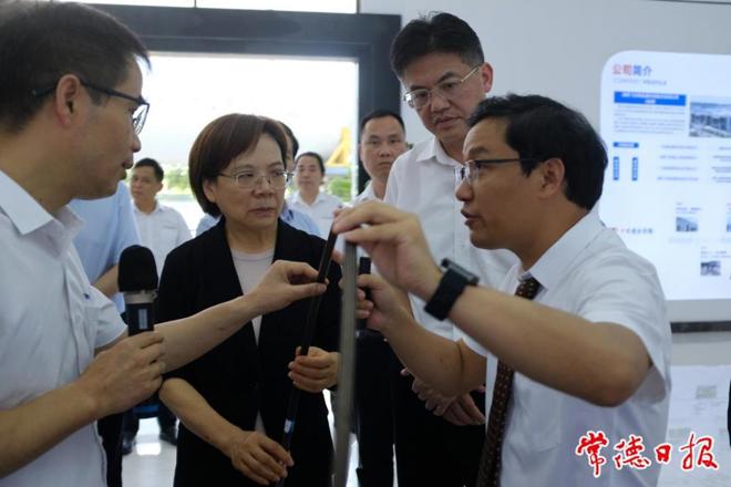 谢建辉率省新能源产业链调研组来常调研