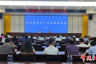 我市举办新材料产业专题培训会