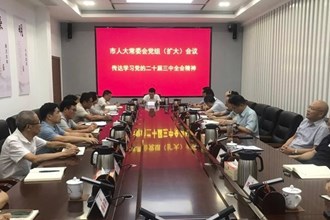 市人大常委会召开党组扩大会议