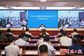 常德市召开数据和政务服务管理工作电视电话会议