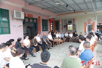 罗毅君在鼎城区谢家铺镇宣讲党的二十届三中全会精神并开展调研