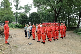 【组图】太阳山上防火演练忙