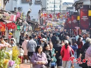 【我们的节日•春节】除夕，柳叶湖旅游度假区游人如织