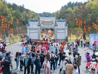 【组图】“人山人海”模式持续！桃花源景区人气爆棚