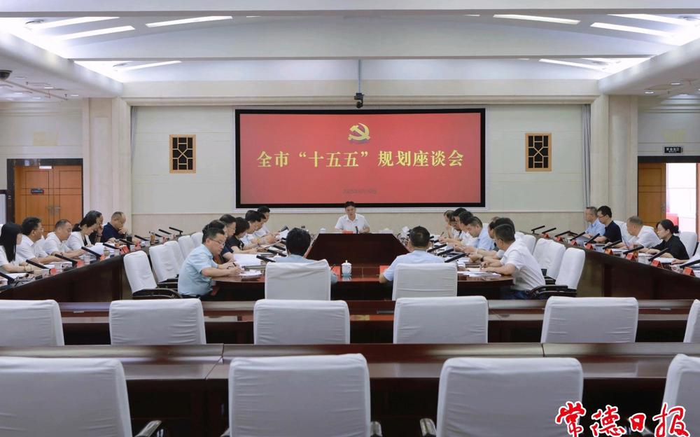 罗毅君主持召开全市“十五五”规划座谈会