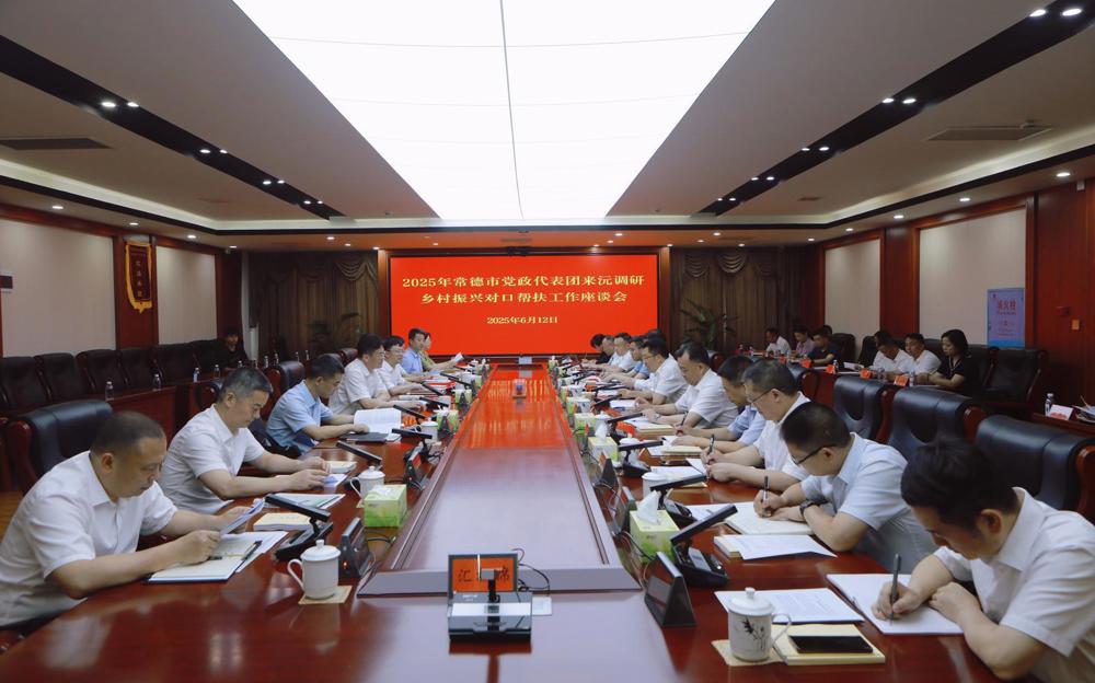 常德市党政代表团到沅陵县调研乡村振兴对口帮扶工作