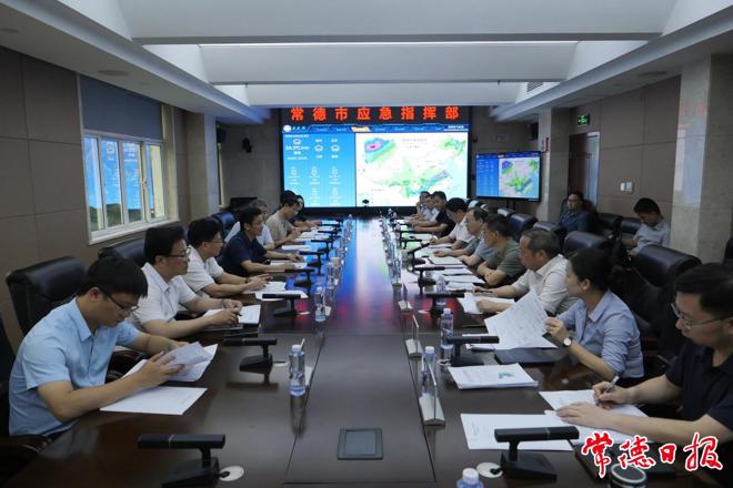 曹志强来常德督导防汛抗灾工作