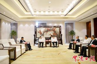 罗毅君会见东帝汶驻华大使罗瑞一行