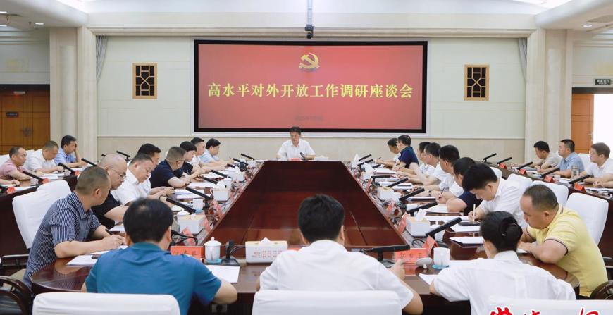 罗毅君专题调研高水平对外开放工作
